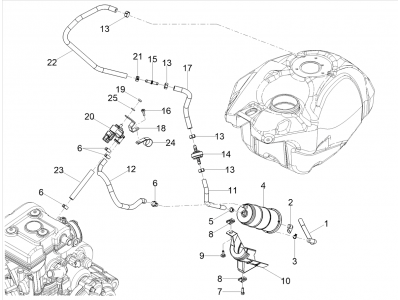 Κύκλωμα ανάκτησης αναθυμιάσεων βενζίνης